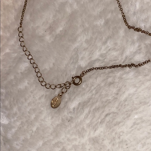 Loft Long charm gold  tone necklace - Picture 7 of 8